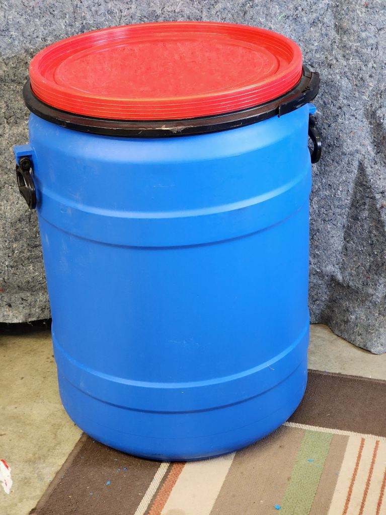 30 Gallon Red Top Storage Barrel