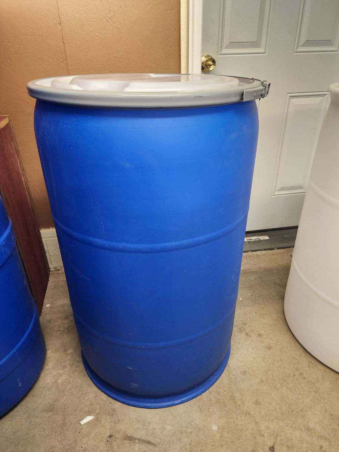 55 Gallon Open Top Barrel w Locking Ring