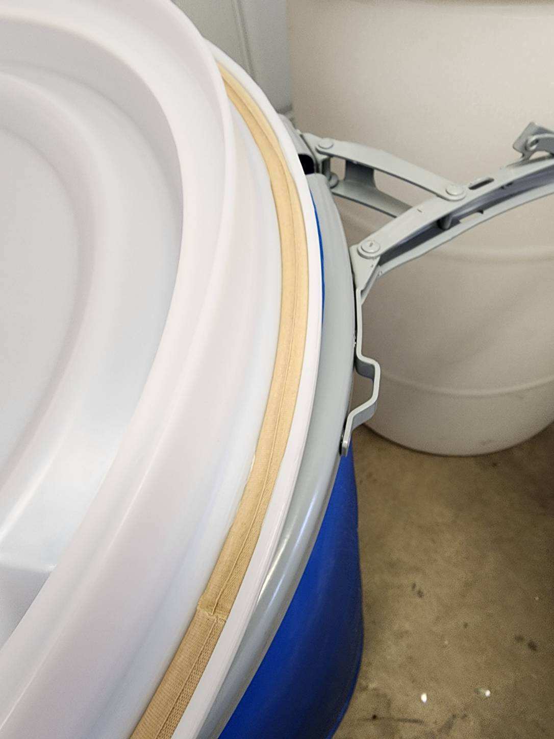 55 Gallon Open Top Barrel w Locking Ring