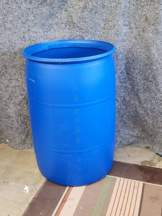 55 Gallon Lid Removed Barrel
