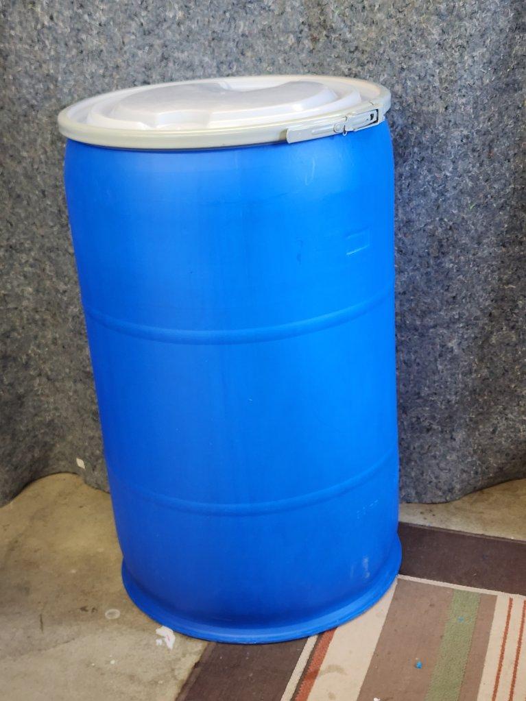 55 Gallon Open Top Barrel w Locking Ring